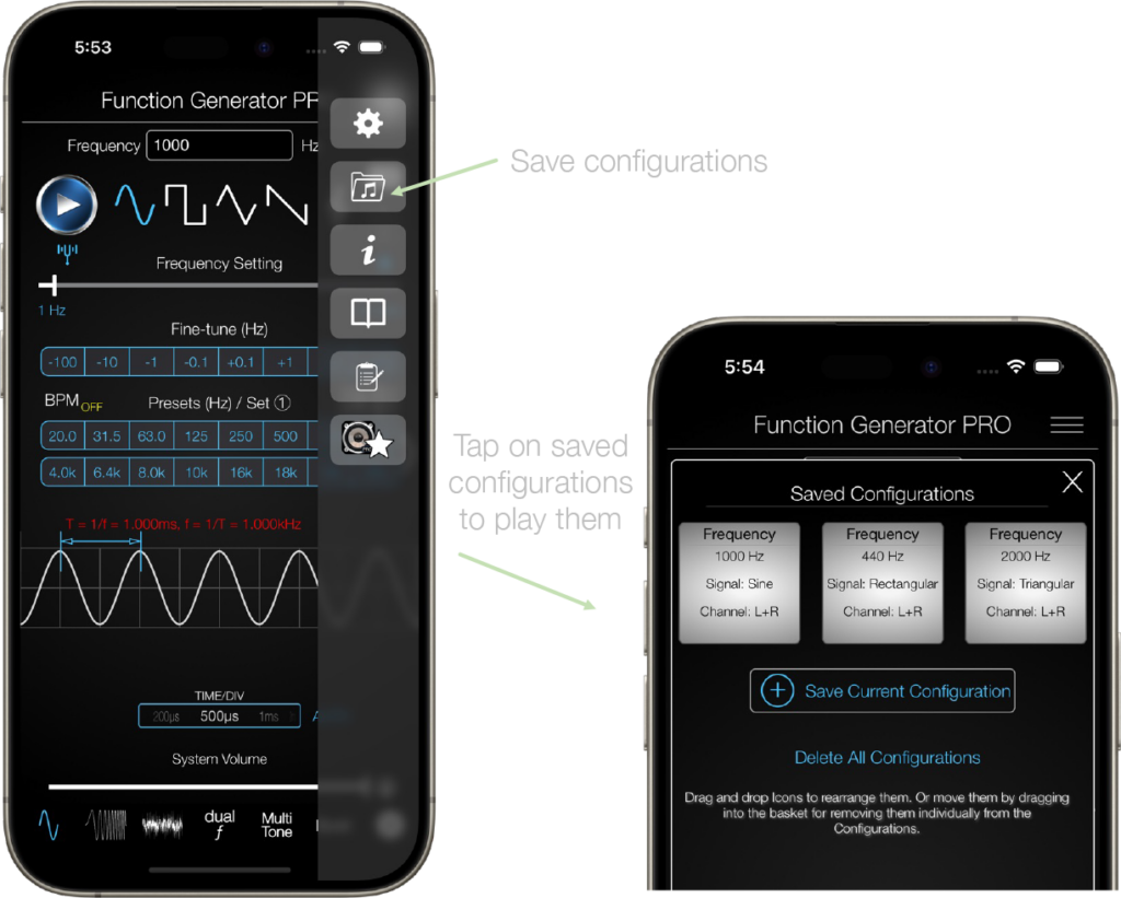Audio Function Generator - Electronics Engineering Apps. PRO.